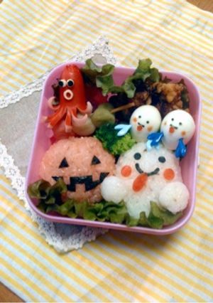 キャラ弁 ＊ハロウィン＊-レシピのメイン写真