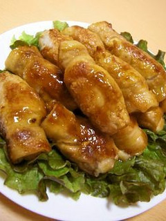 豚肉のおもチーズ巻き✧マヨソース-レシピのメイン写真
