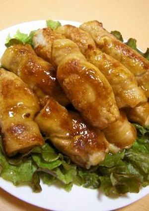 豚肉のおもチーズ巻き✧マヨソース-レシピのメイン写真
