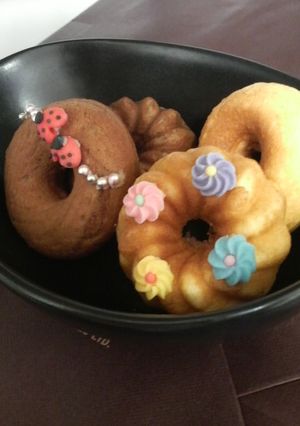 ラカントでヘルシー焼ドーナツ*-レシピのメイン写真