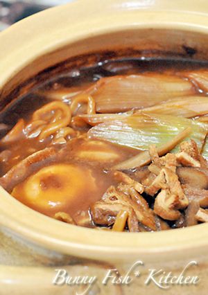 【名古屋飯】鶏ごぼう旨♡味噌煮込みうどん-レシピのメイン写真