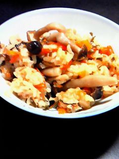 ツナと塩昆布の炊き込みご飯-レシピのメイン写真