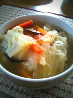 野菜たっぷりワンタン春雨スープ-レシピのメイン写真