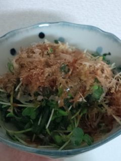 ★春菊と貝割れ大根のおひたし★-レシピのメイン写真