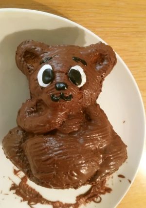 ３D クマ チョコパウンドケーキ-レシピのメイン写真