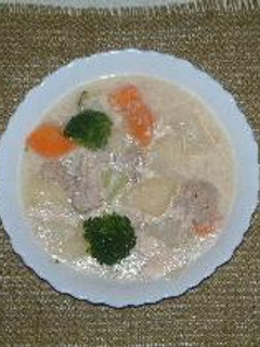 具沢山の豆乳スープ-レシピのメイン写真
