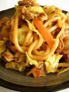 焼カレーうどん-レシピのメイン写真