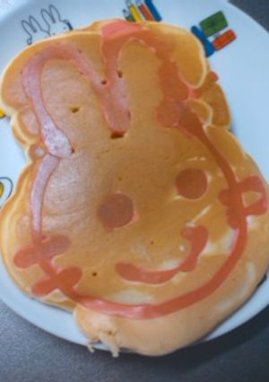 うさぎさんホットケーキ-レシピのメイン写真