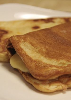 豆腐ホットケーキでカスタードを包みました-レシピのメイン写真