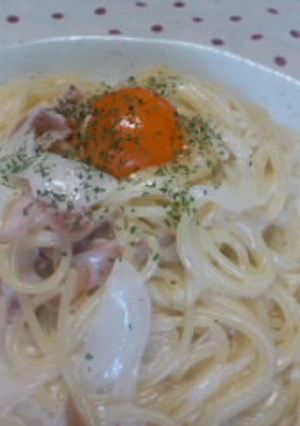 うまうまカルボナーラ-レシピのメイン写真