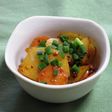 お魚ソーセージとポテトの食べるラー油炒め