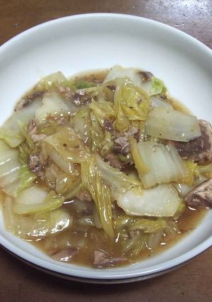 かんたんさば缶煮（白菜カット）-レシピのメイン写真