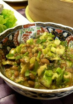 ほんのり中華なアボガド納豆-レシピのメイン写真