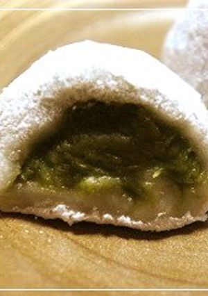 お正月の御餅で、抹茶大福♪-レシピのメイン写真