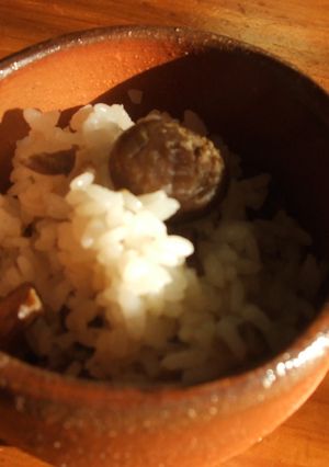 剥いちゃってる甘栗で秋じゃなくても栗ご飯-レシピのメイン写真