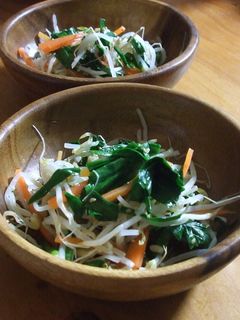 うちの定番にらともやしの中華風サラダ-レシピのメイン写真