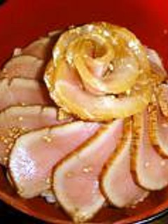まぐろのカマで絶品炙りカマトロ丼-レシピのメイン写真