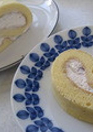 マロンたっぷりロールケーキ　【クリーム】-レシピのメイン写真