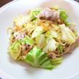 野菜たっぷり塩ヤキソバ(*^-゚)v