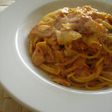 キムチの豆乳パスタ