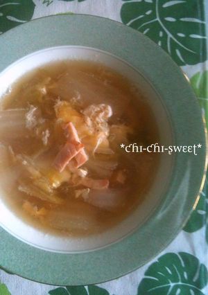 ＊白菜とロースハムの中華スープ＊-レシピのメイン写真
