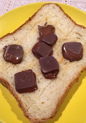 チョコ on the 食パン-レシピのメイン写真