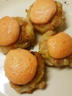 なんこつ入りつくねの明太マヨ焼き-レシピのメイン写真