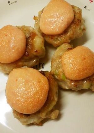 なんこつ入りつくねの明太マヨ焼き-レシピのメイン写真