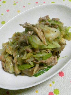 ご飯が進む☆キャベツと豚の中華旨煮♪-レシピのメイン写真