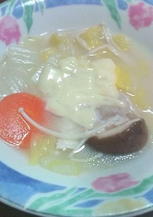 簡単とろ～り☆白みそチーズ鍋-レシピのメイン写真