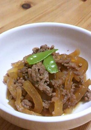 大根と豚ひき肉の簡単煮-レシピのメイン写真