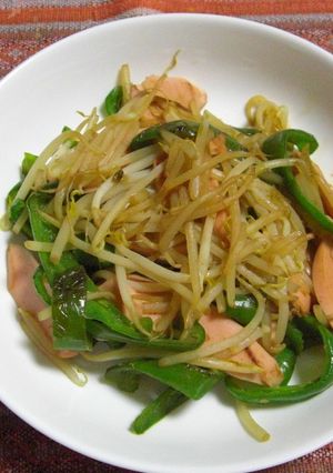 野菜炒めinお魚ソーセージ-レシピのメイン写真