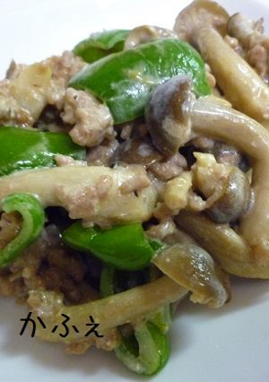 簡単　豚挽きしめじのマヨ醤油-レシピのメイン写真