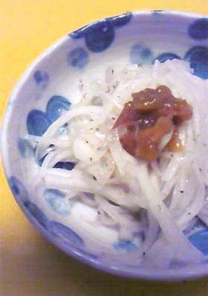 ねり梅で作る梅わさ大根♪-レシピのメイン写真