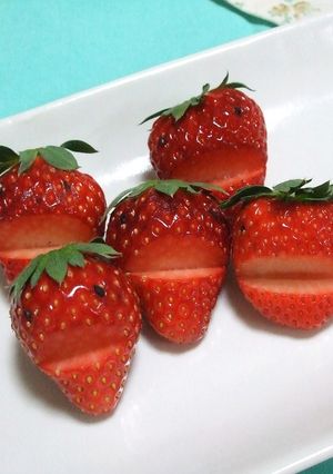 思わずにっこり・・おイチゴ様-レシピのメイン写真