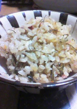 切昆布の炊き込みご飯-レシピのメイン写真