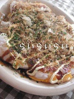 お餅でお好み焼き風!-レシピのメイン写真
