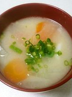 白だし白味噌のお味噌汁-レシピのメイン写真