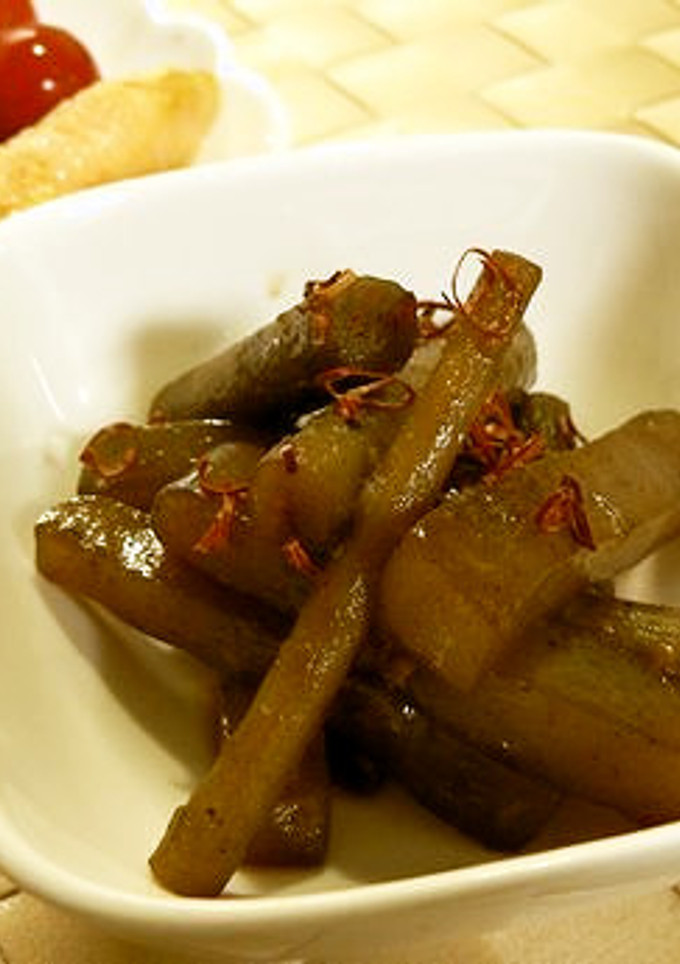 ご飯がすすむ・ごぼうとこんにゃくの炒め煮-レシピのメイン写真