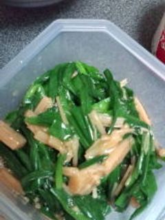 ☆ニラとなめ茸の和え物☆-レシピのメイン写真