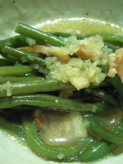 Minced Onionといんげんの煮物-レシピのメイン写真