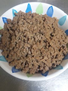 簡単☆ごはんの友♫合びき肉のそぼろ炒-レシピのメイン写真