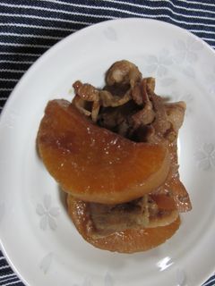 ☆大根の黒糖煮☆-レシピのメイン写真