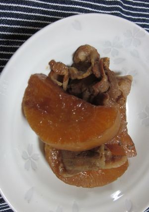 ☆大根の黒糖煮☆-レシピのメイン写真