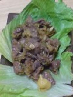 砂肝のにんにく醤油炒め-レシピのメイン写真