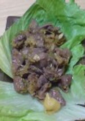 砂肝のにんにく醤油炒め-レシピのメイン写真
