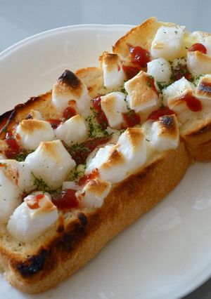 お餅のピザトースト風-レシピのメイン写真
