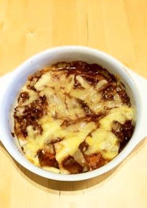 お餅とカレーのグラタン風-レシピのメイン写真