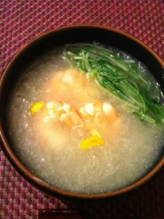 ゆず風味♥おろし大根とえびのお吸い物♥-レシピのメイン写真