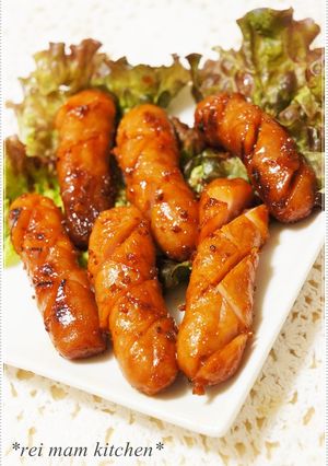 ✿お弁当♡ハニーマスタード✧ウインナー✿-レシピのメイン写真